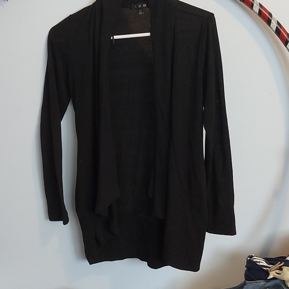 Black cardigan